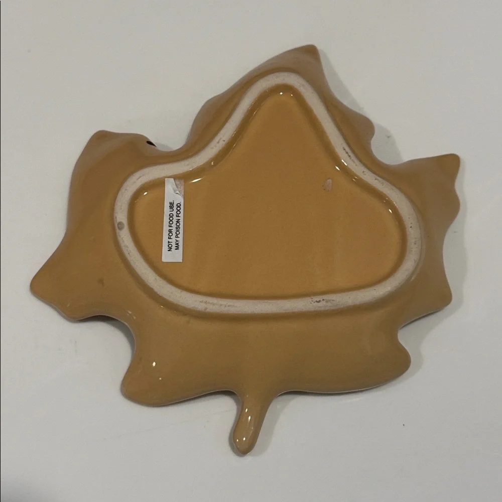 Williams Sonoma Maple Leaf Decor Dish